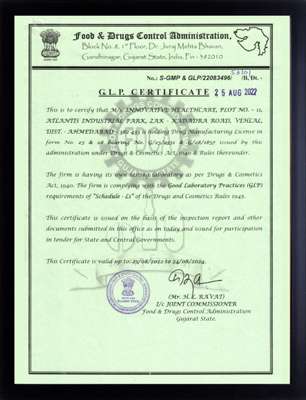 GLP ZAK Certificate