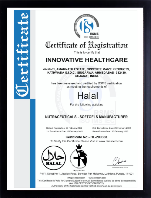HALAL  Certificate